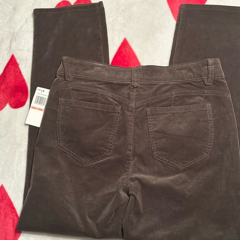 NWT Democracy "Ab"solution® Petite Corduroy Straight Leg Pants - Picture 5 of 14